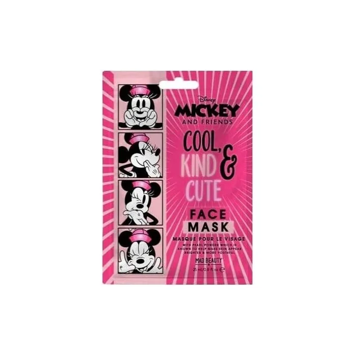 Mad Beauty Mickey & Friends Disney Single Face Mask Pearl Minnie Mouse