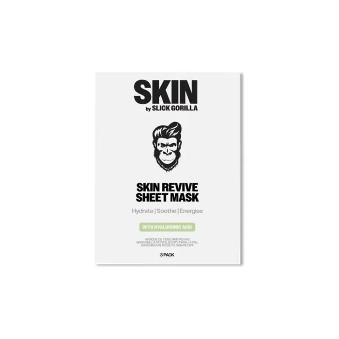 Slick Gorilla Skin-Revive Sheet Masks - Pack of 3