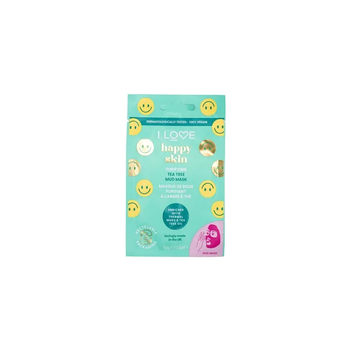 I Love Happy Skin Purifying Sheet Mask For Face 10 Ml