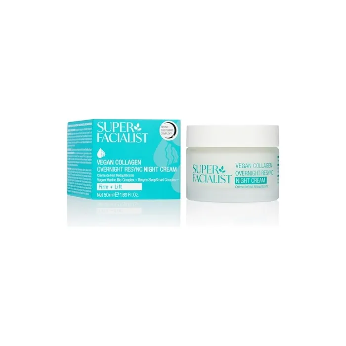 Super Facialist Vegan Collagen Resync Night Cream 50ml