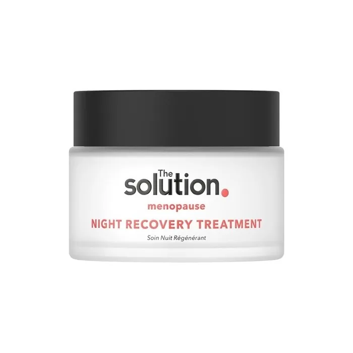 The Solution Menopause Night Recovery Treatment 50ml Dermatologically Tested Night Face Cream for Women Hydrating Anti-Aging Vegan Cruelty-Free Face Cream for Mature Skin