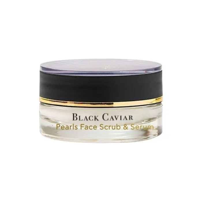 Inalia Black Caviar Pearls Face Scrub Serum 15ml