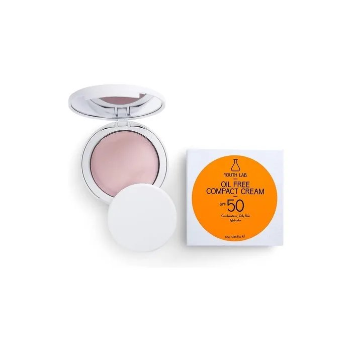 Youth Lab Oil Free Compact Cream Powder Spf50 Light 10g