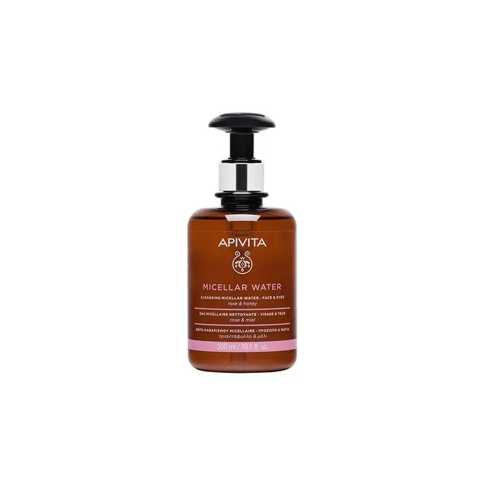 Apivita Micellar Cleansing Water 300ml Gentle Cleansing For Face And Eyes