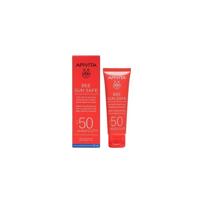 Apivita Bee Sun Safe Cream Antistains And Antiaging Spf50 50ml