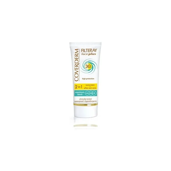 Coverderm Filteray Face Plus SPF30 Face Sunscreen for Dry/Sensitive Skin 50ml