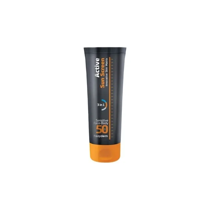 Frezyderm Active Sun Screen Sensitive Face-Body SPF50+ 150ml