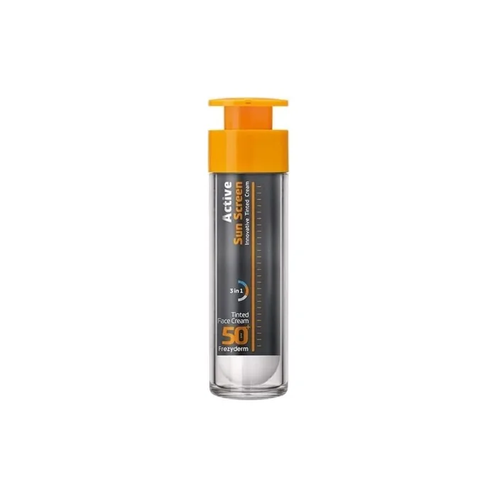 Frezyderm Active Sun Screen Tinted Face Cream SPF50