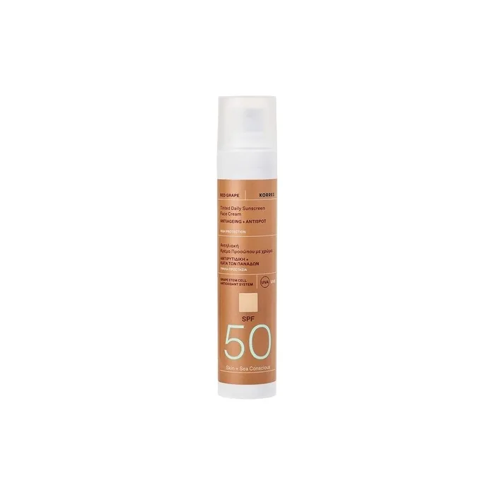 Korres Red Grape Tinted Face Sunscreen SPF50 50ml