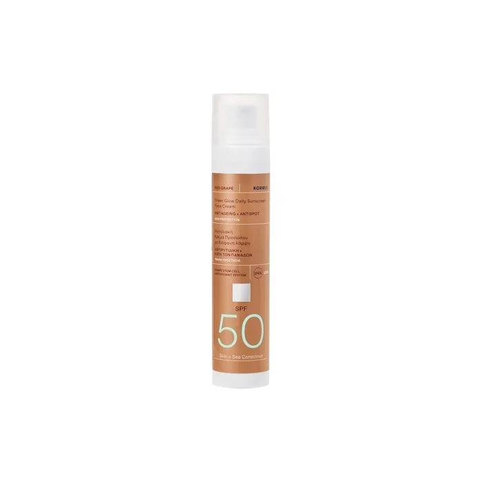 Korres Red Grape Face Illuminating Sunscreen SPF50