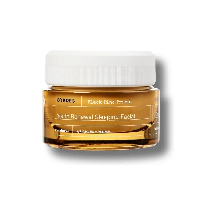 Korres Black Pine Primus Night Cream For Smoothing Wrinkles 40ml