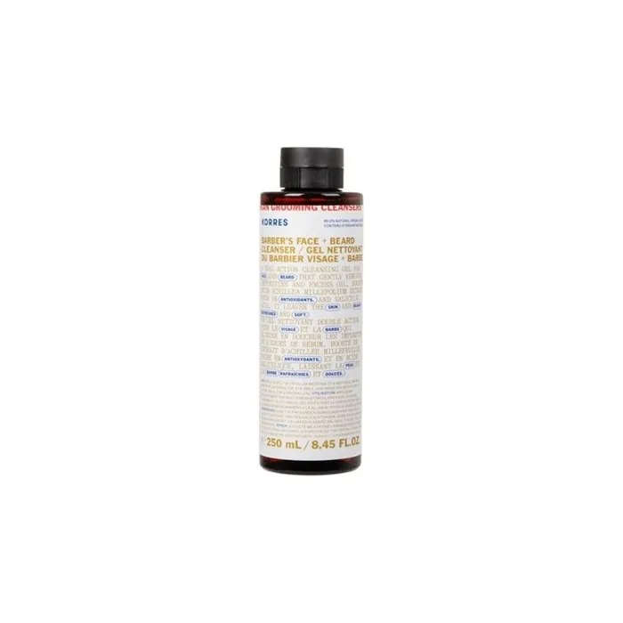 Korres Korres Athenian Grooming Cleansers Refreshing Gel Cleanser For Face & Beard 250 Ml