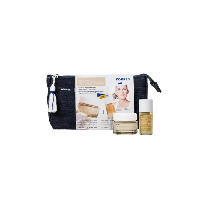 Korres Pin Blanc Cream Serum Volumizer 40 Ml Free Antiwrinkle & Antidark Spots Concentrate 15 Ml