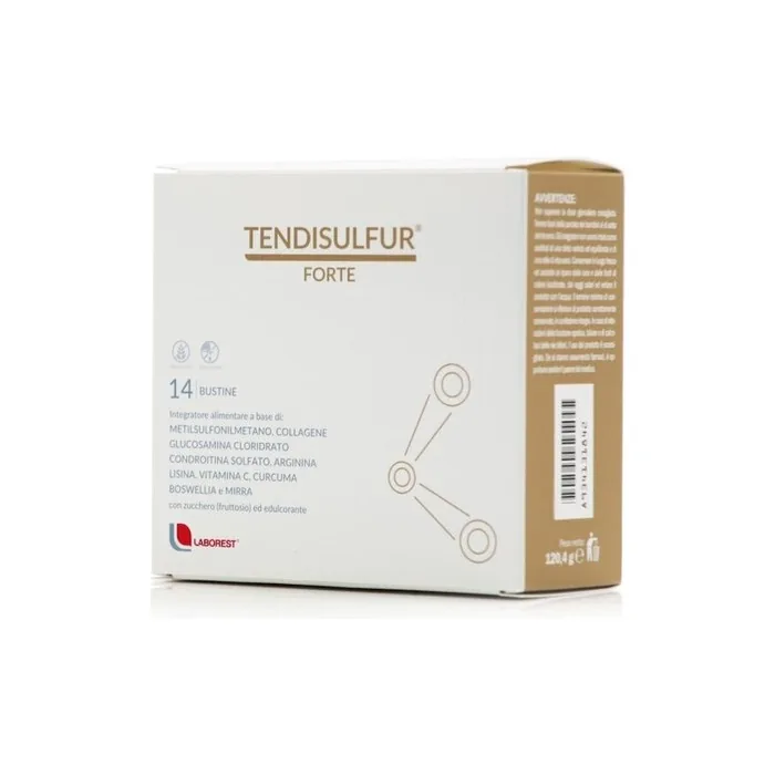 Laborest Tendisulfur Forte Dietary Supplement For Normal Collagen Formation 14 Sachets