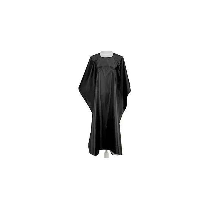 Sibel Vera Black Plastic Cape For Beauty Care
