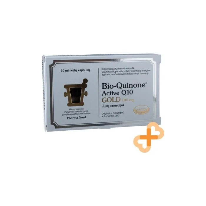 Pharma Nord Bio-Quinone Active Q10 Gold 100mg 30 Capsules for Fatigue Reduction