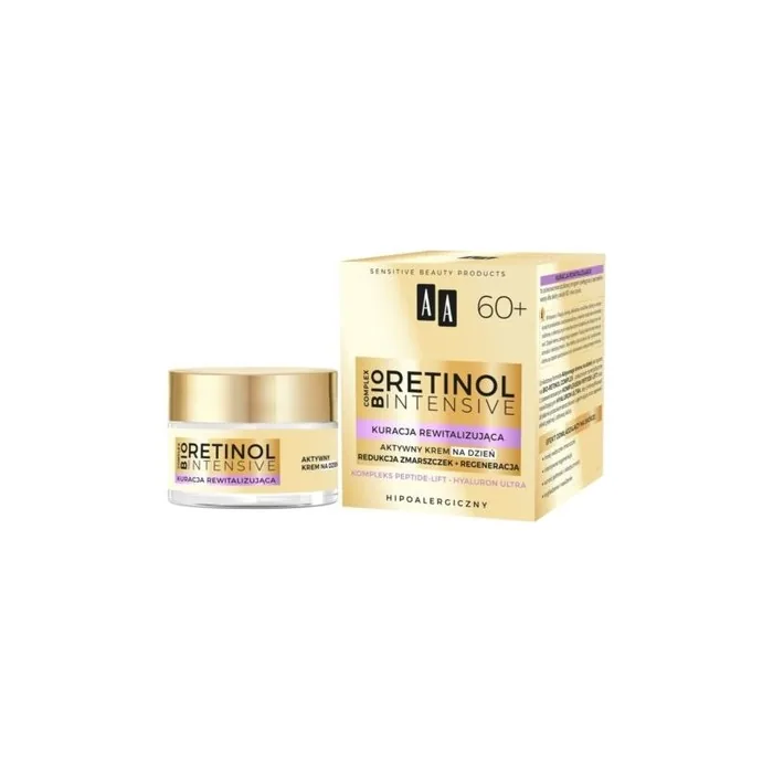 Retinol Intensive 60+ Active Day Cream for Wrinkle Reduction