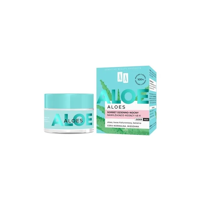 Aa Aloe 100% Aloe Vera Extract Hydro Sorbet Day-Night Moisturizing-Soothing 48h 50ml