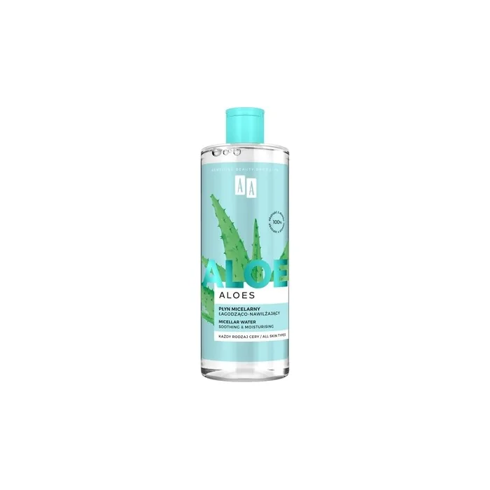 Aa Aloe 100% Aloe Vera Extract Micellar Liquid Soothing And Moisturizing 400ml