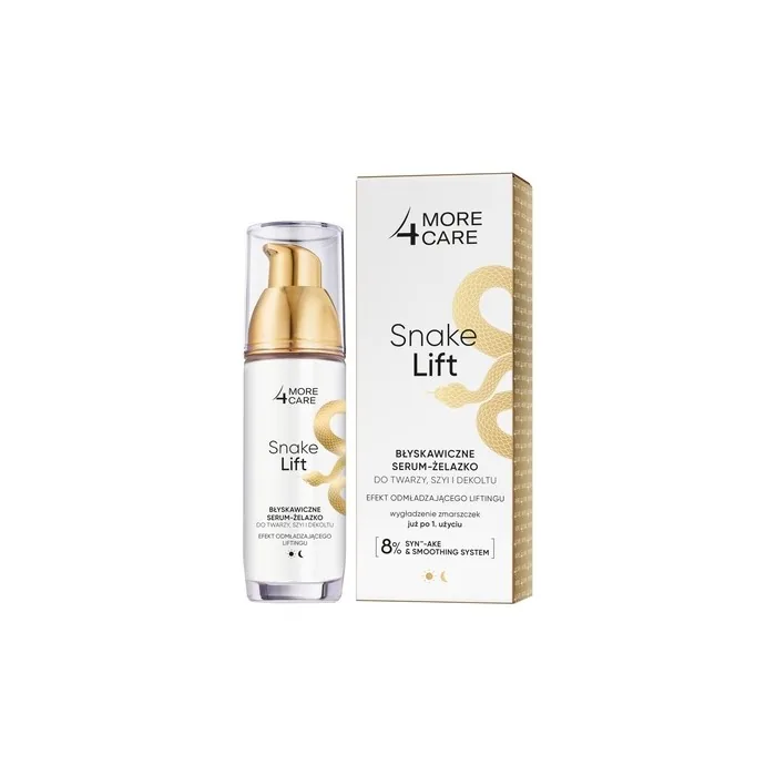 More4care Snake Lift Instant Serum - Iron For Face, Neck, And Decollete 35ml