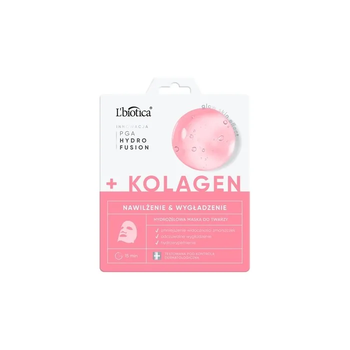 Lbiotica Biovax Lbiotica Pga Hydr Fusion Collagen Hydrogel Face Mask Hydration And Smoothing