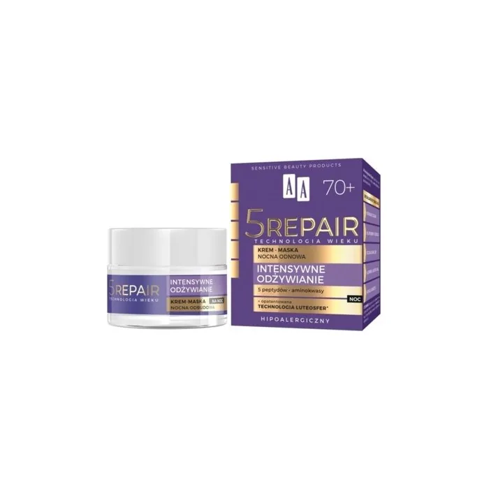 Age Technology 5Repair 70+ Night Cream Mask Rebuilding 50ml