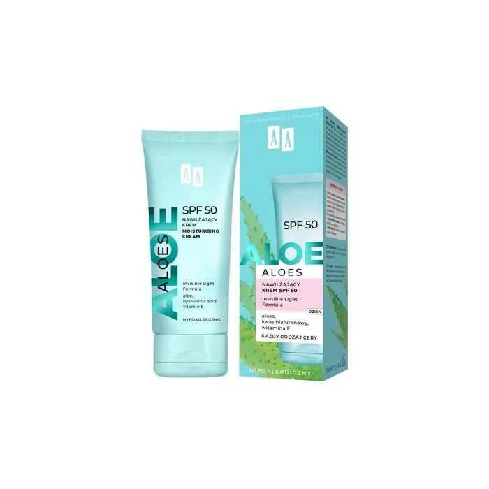 Aa Aloe Moisturizing Face Cream Spf50 40ml