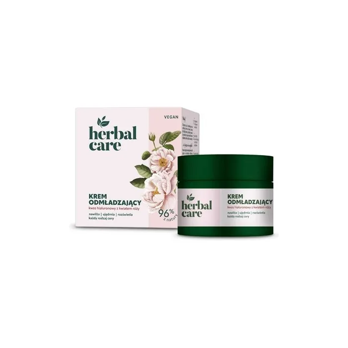 Herbal Care Rejuvenating Cream Hyaluronic Acid With Rose Flower 50 Ml