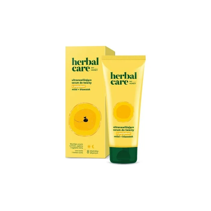 Farmona Herbal Care My Honey Ultra Moisturizing Face Serum With Peptides 50 Ml For Dry And Very Dry Skin