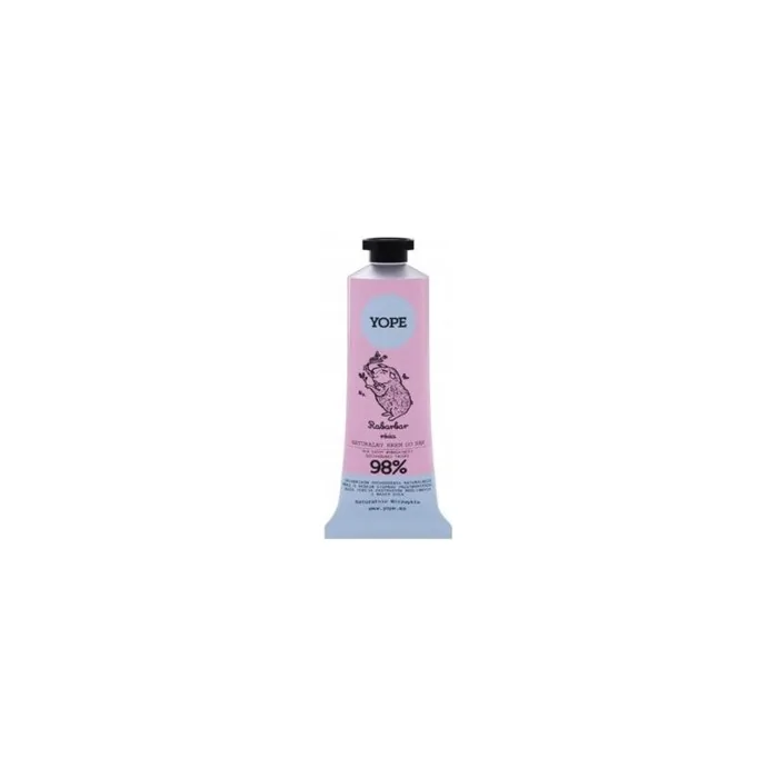 Yope Natural Hand Cream with Rhubarb and Rose 50ml