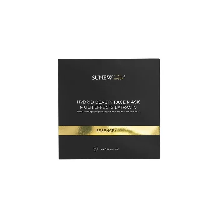 Essence+ Hybrid Beauty Face Mask With Peptides And Snail Mucus 4x28g
