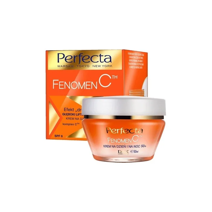Perfecta Fenomen C Second Skin Effect Deep Lifting Moisturizing Cream 50+ Day And Night 50ml