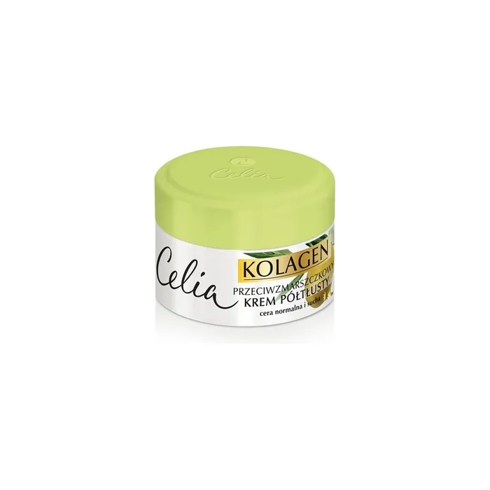 Celia Anti-Wrinkle Collagen Cream Semi-Matte Face Olive 50ml