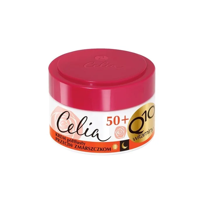 Celia Q10 Vitamins 50+ Semi-Oily Anti-Wrinkle Cream For Day And Night 50ml