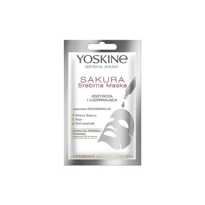 Dax Yoskine Geisha Mask Sakura Silver Nourishing And Firming Fabric Mask 20 Ml