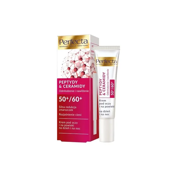 Perfecta Peptides and Ceramides Eye and Eyelid Cream for Day and Night 50+/60+