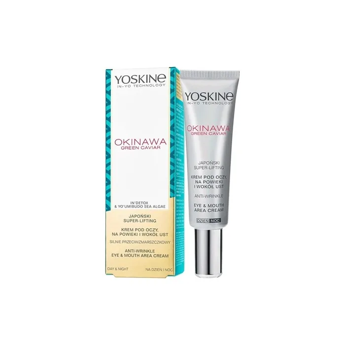 Yoskine Okinawa Green Caviar Anti-Wrinkle Eye & Mouth Area Cream 15ml