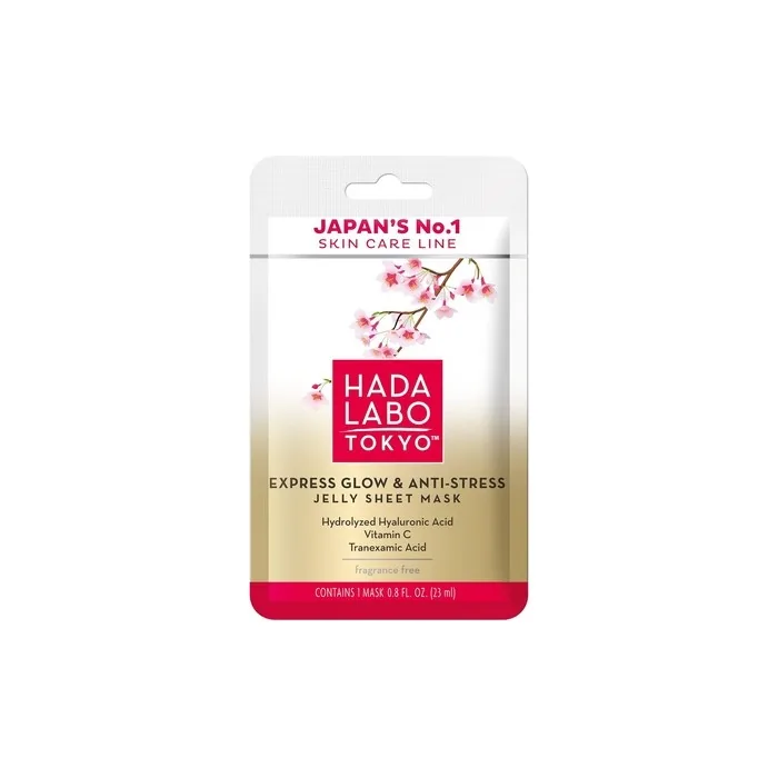 Hada Labo Tokyo Premium Express Glow Antistress Jelly Sheet Mask