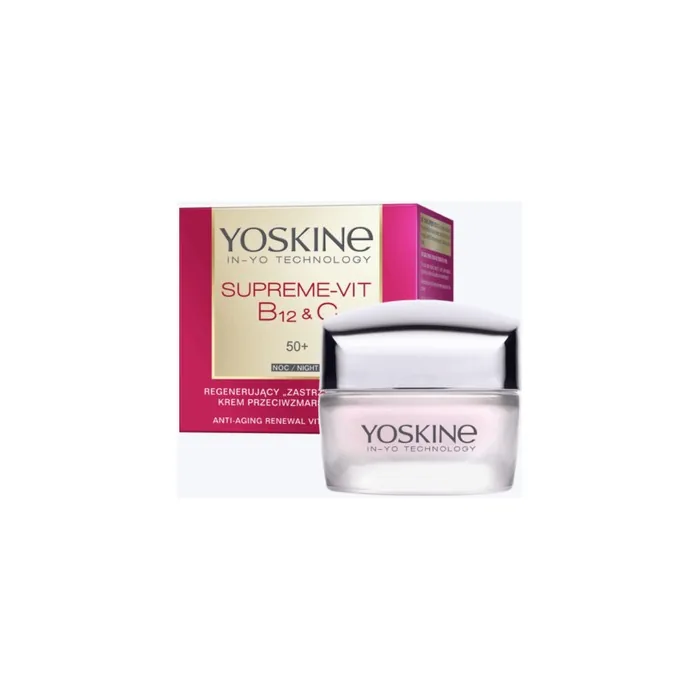 Yoskine Supreme-Vit B12 & C Anti-Aging Renewal 50+ Vitamin Night Cream 50ml