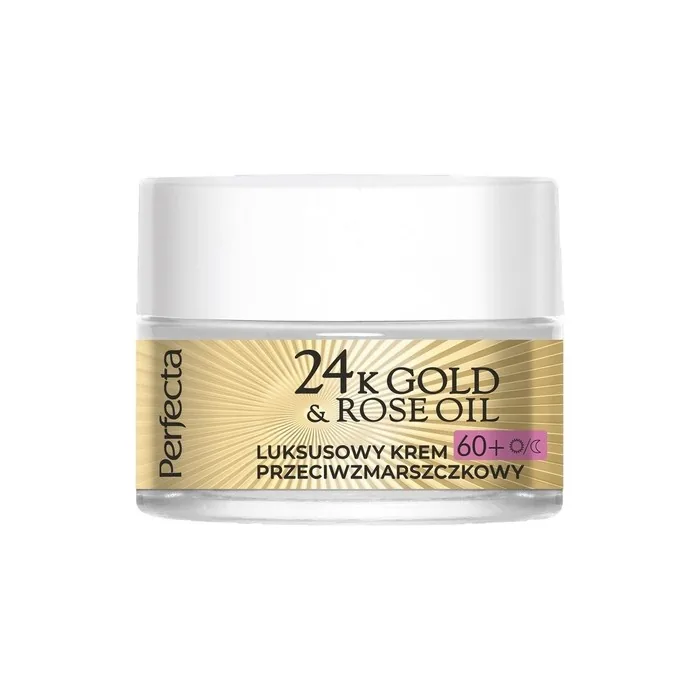 Perfecta 24k Gold & Rose Oil Anti-Wrinkle Cream 60+ 50ml