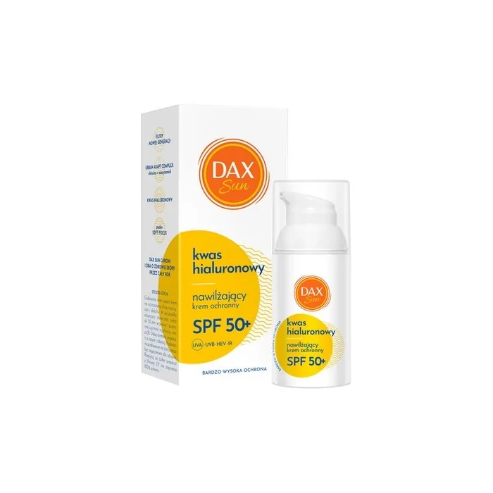 Dax Sun 30ml Spf50 Protective Cream With Hyaluronic Acid Moisturizing