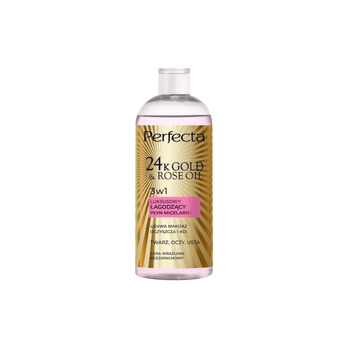 Perfecta 24k Gold Rose Oil Micellar Liquid For Sensitive Skin 400ml