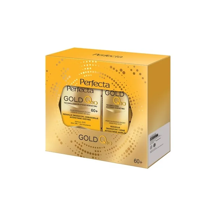 Perfectaset Gold Q10 Cream For Day And Night 50ml And Antiwrinkle Eye Cream 15ml