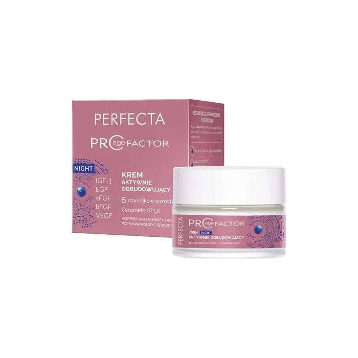 Perfecta Pro Age Factor Night Cream Actively Rebuilding 50ml