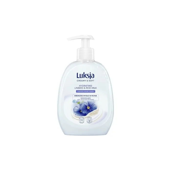 Luxja Creamy and Soft Moisturizing Liquid Soap Flax and Rice Milk 500ml