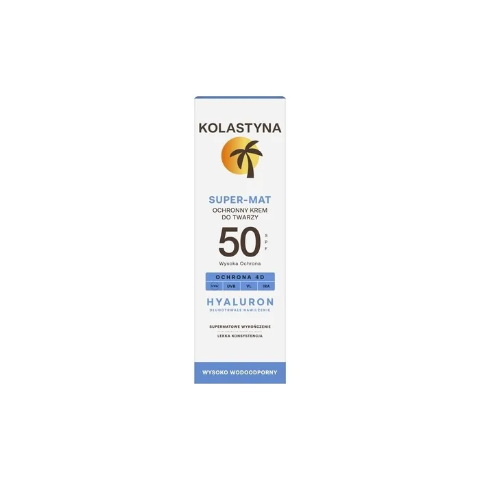 Kolastyna Opalanie Supermat Face Cream Spf 50 50 Ml