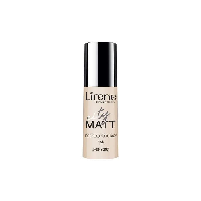 Lirene City Matt Fluid Mattifying And Smoothing Face Fluid 203 Light 30ml