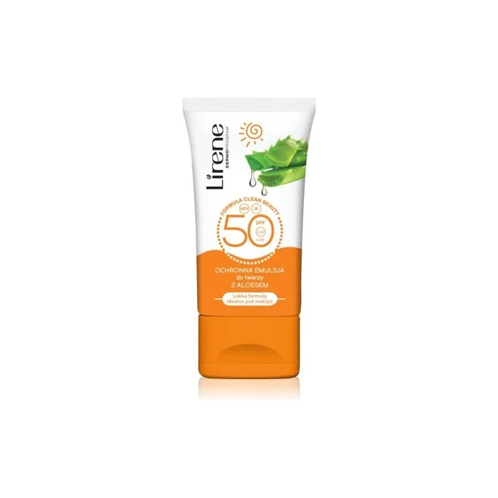Lirene Protective Face Emulsion With Aloe Spf50 50ml