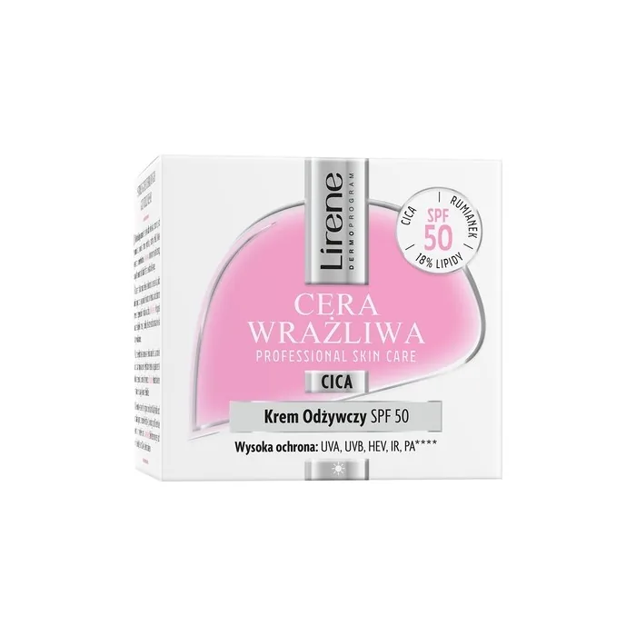 Lirene Sensitive Skin Nourishing Face Cream Spf50 50ml