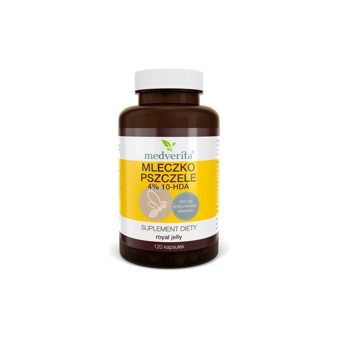 Medverita Royal Jelly 4% 10-HDA 120 Capsules Bee Milk